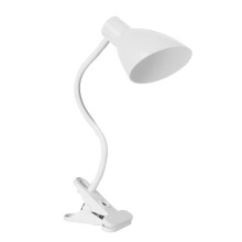 Aousin AC 110-250V Universal Flexible Lamp Clip Holder E26/E27 Bulb Base (White)