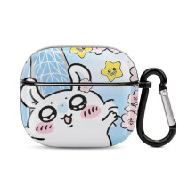 Pouzdro Chiikawa kompatibilní s AirPods 3, pouzdro AirPod 3 pro ženy, kompatibilní s pouzdrem AirPods 3. generace, podpora bezdrátového