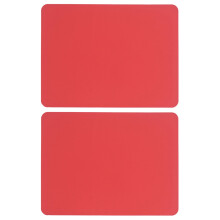 Sets de table rouges pour enfants - Résistants à la chaleur, imperméables, pliables, antidérapants, indéformables, pour les repas et le dessin