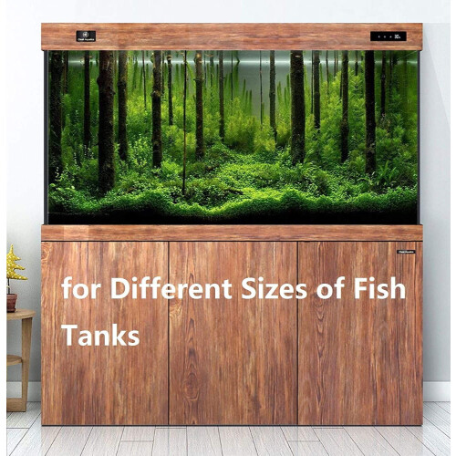 Αφίσα για το ενυδρείο Hakeeta Forest Tank, αυτοκόλλητο PVC για υποβρύχιο ενυδρείο δάσους, 1