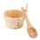 Sauna Wooden Bucket Ladle 4