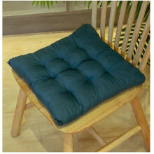 Coussin de siège moelleux Kabnic2PC, carré, uni, vert armée, idéal pour la salle à manger, le canapé, le bureau ou comme coussin de sol.