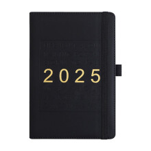 2025Stor dagsorden - 365-dages daglig planlægger, jan.-dec. 2025Planlægningsnotesbog med timekalender, tidsstyringsregistrering, kompatibel med