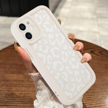 Compatibel met iPhone 13, hoesje met felroze cheetahprint, schokbestendig, zacht TPU-beschermhoesje, slank, krasbestendig luipaarddesign voor vrouwen