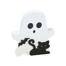 Décoration de plateau fantôme d'Halloween Viflosae, compatible avec les bureaux et les cadeaux d'invités, adorable ornement blanc – Offres du