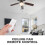 Télécommande universelle pour ventilateur de plafond avec éclairage intégré 2