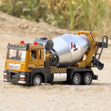 Apmemiss Uitverkoop Kinder Cementmixer Metaal Gegoten Speelgoed, Gesimuleerd Geluid & Licht, Compatibel met Cementwagen Speelgoed voor Jongens 3+