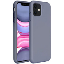 Telefoonhoesje van vloeibaar siliconen, compatibel met iPhone 11 6,1 inch (2019), schokbestendige gelrubberen volledige bescherming tegen vallen -