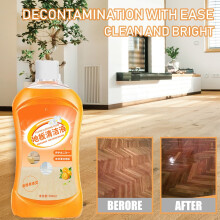 Powerful Lemon-Scented Floor Cleaner, Plant-Based & Pet-Safe, for Tile, Hardwood & Sealed Surfaces - Eco-Friendly Formula