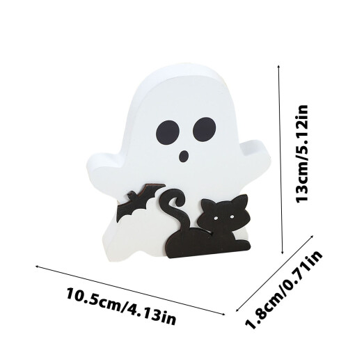 Διακόσμηση Δίσκου Viflosae με Φαντάσματα για το Halloween, Συμβατή με Επιφάνεια Εργασίας & 1