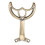 Universal Ceiling Fan Blade Arm Replacement, Durable Zinc Alloy Coffee Finish, Easy Install 1
