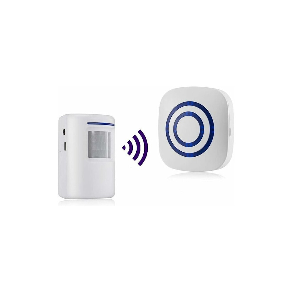 Motion Detector Alarm, Siren Infrared Motion Detectors Sensor Wireless Pir Alarm Set Motion Detector Infrared Detector 38 Ringtones 9083649921449