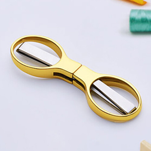 2pcs Folding Scissors Travel Scissors Small Scissors Safe Scissors Portable Scissors 1