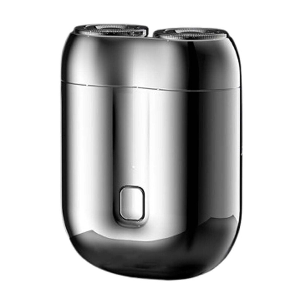 2025 Upgrade Mini Dual-Head Electric Shaver with USB-C Rechargeable, Portable Powerful Storm Razor for Men