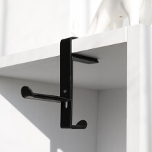 SUSUchens Headphone Hook Holder Clip-side Anti-Drop Design Curved to Protect Prevent Slipping Desktop Bookcase Headphone Holder White