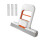 Mini Sponge Mop with Hands Squeeze Handle, Foldable Wet Dry Cleaning for Kitchen Bathroom Counters 1
