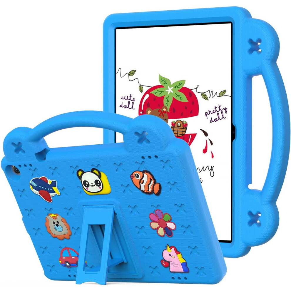 Kid-Proof Case For Onn 10.1 Tablet Gen 3 2022 (Model:100071485) - Sky Compatible With Walmart Onn 10.1" Blue 9083649923580