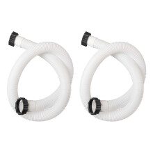 Pool Pump Hose 38mm Replacement for Intex, LeakProof Threaded Connection, Fits 1500 GPH+ Pumps