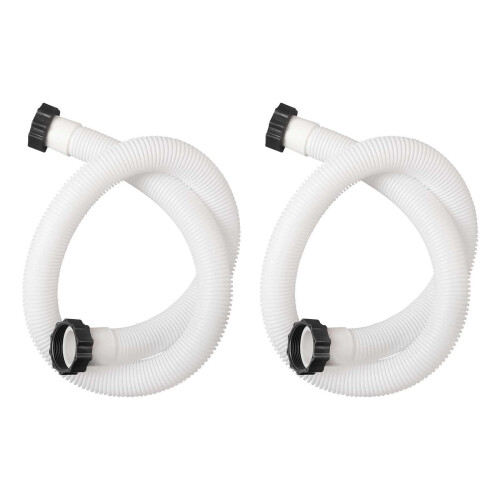 Pool Pump Hose 38mm Replacement for Intex, LeakProof Threaded Connection, Fits 1500 GPH+ Pumps