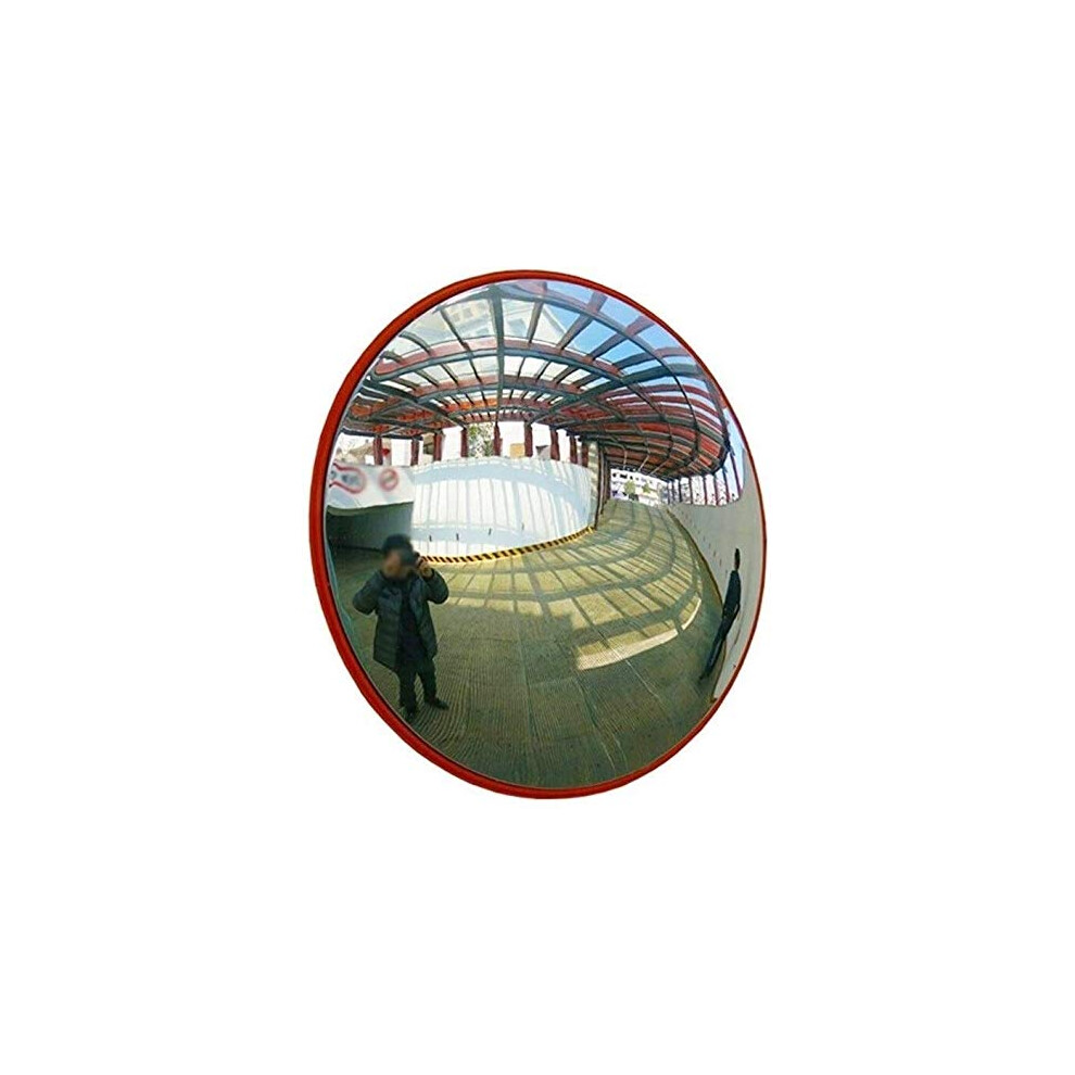 Convex Traffic Mirror 30Cm Wide Angle View Blind Spot Reduction Weather Resistant For Parking Lot 9174973944058