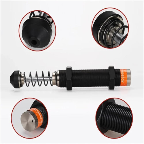 Industrial Hydraulic Shock Absorber AC1610AC2540 Adjustable AC Series Medium Speed Oil Buffer 2