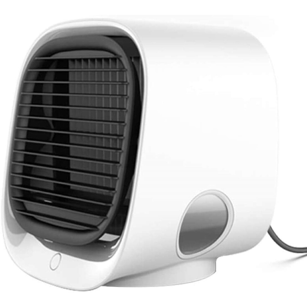 Portable Air Conditioner Fan With Fast Cooling, 3 Speeds, Usb Powered, Compact Energy Saving Design 9053599378600