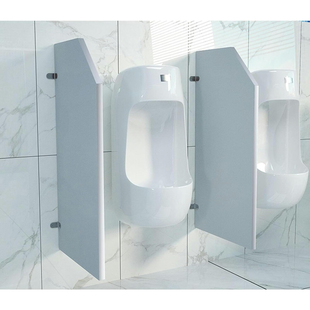 Urinal Privacy Screen Wallmounted Pvc Partition Panel For Public Restrooms, Set Of 5 9174973945123