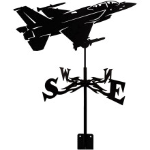 Metal Weathervane Wind Direction Indicator for Outdoor Garden or Farm Yard Roof Lawn