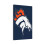 Broncos Switching Lights Single Leather Roman Frame Switch Panel Wall Panel Single Double/Pull Light Switch 2