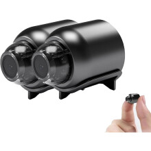 Cheerchest Camera, Mini 5g Wireless WiFi Camera 1080p Hd, Mini Wireless WiFi Camera 1080p HD, Night Vision Cam for Home Office Car