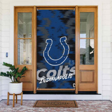 Colts-jalkapallojuhlakoristeet, yhteensopiva NFL-fanien kanssa - ovensuojus, pelipäivän banneri, tausta syntymäpäiville, takaluukku, joululahjat