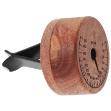 Difusores de aceite esenciales para coche, con clip de aromaterapia, de madera maciza.