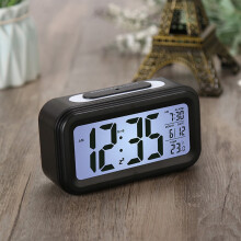 Kayannuo digitale wekker met licht, temperatuurweergave, kalender en snooze-functie - Paascadeau voor dames en heren (werkt op AAA-batterijen)