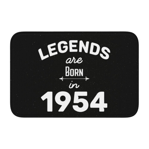 Legends Are Born In1954 Υπερ-μαλακό αντιολισθητικό χαλί μπάνιου για μπάνιο, κουζίνα,