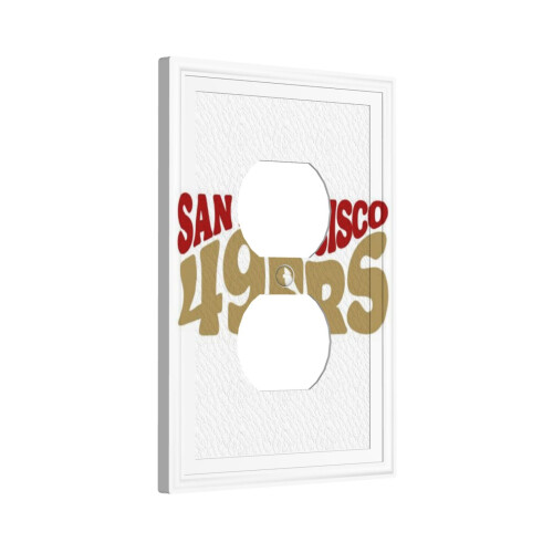 SF 49erss Switching Lights Single Leather Roman Frame Switch Panel Wall Panel Single Double/Pull Light Switch 1