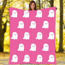 Poaug Decken-Sonderangebot: Niedliche, wendbare Halloween-Plüschdecke aus weichem Flanell für Schlafzimmer und Sofa – passend zur Wohndekoration