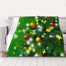 Weihnachts-Fleecedecke, superweiche, kuschelige Überwurfdecke, für Männer, Frauen, Senioren und Kinder – Eigenschaften: Superweich, 127 x 102 cm