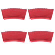 Supporto per utensili da cucina, 2 pezzi, copertura isolante termica per manico di pentola, clip per orecchio, staffa antiscivolo in gel di silice