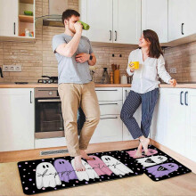 Kitchen Carpet Set Pumpkin Alphabet Kitchen Carpet Washable Cushion Comfortable Kitchen Carpet Set Decorations Clearance