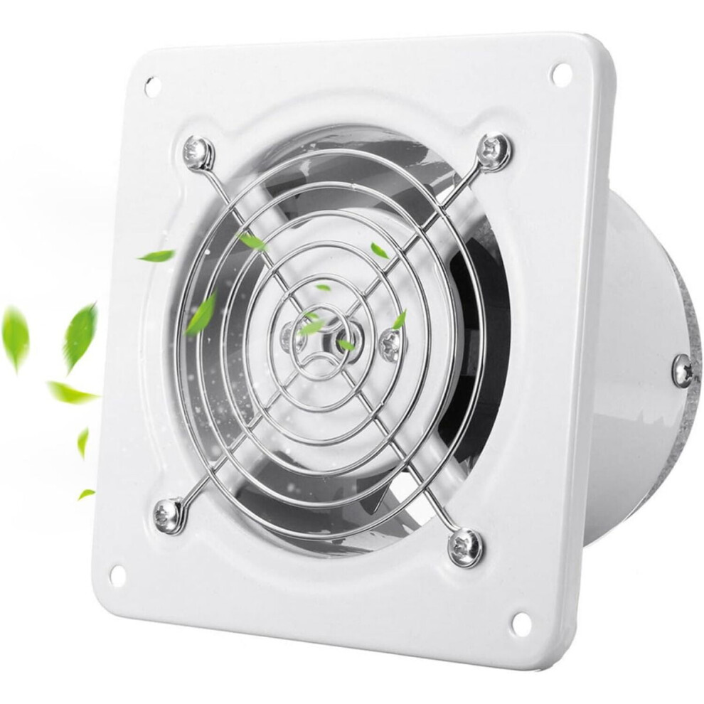 Wsyw 8 Inch Exhaust Fan, 450Cfm 80W Through-Wall Installation Ventilation Fans For Attic, Greenhouse, Basement, Shed, 110V Extractor Fan, White 9395123067483