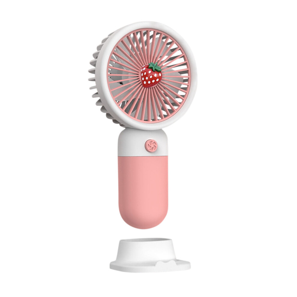 Yobolk Fan Mini Fan Portable Fan Cute Fruit Handheld Small Fan Girl Student Children Portable Desktop Lazy Phone Holder Summer Clearance 9395123067551