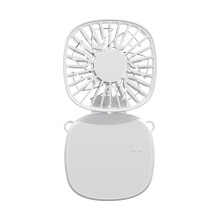 New USB Handheld Fan- Reversible Base- Vertical Blowing- 3 Wind Speeds- Mini Desktop Rechargeable Brushless Folding Easy Storage Small Fan