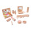 Ξύλινα παιχνίδια μακιγιάζ, παιχνίδια μίμησης, σετ μακιγιάζ, όμορφο σαλόνι για 5