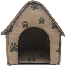 Nvzi Foldable Small Footprint Pet Bed Weatherproof, Portable Dog House Indoor, Small Medium
