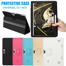 Husă universală din piele pentru tablete Jacenvly2024New pentru copii, la reducere, pentru tabletă Android de 10,1 inch, design modern, așa cum