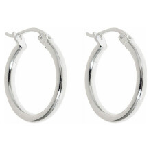 Orecchini a cerchio French Lock in argento sterling 15 mm, offerta 2x1, gioielli in argento massiccio 925