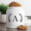 Pote personalizado - Doce com inicial 1