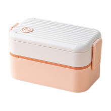 Unterteilte Bento-Box mit Besteck – Mikrowellengeeignete Lunchbox aus Kunststoff für Arbeit, leichte Ernährung, Gewichtsabnahme, Zuhause und als