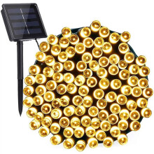 Ηλιακά φωτιστικά LED 12M100-Lub για Χριστουγεννιάτικα, Στέφανα, Διακόσμηση Γάμου,