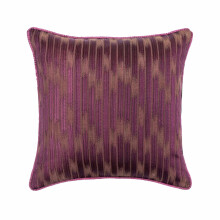 Fundas de cojín HomeCentric para sillas, color morado, 50x50 cm (20x20 pulgadas), paquete de 2, fundas de almohada decorativas de seda jacquard a